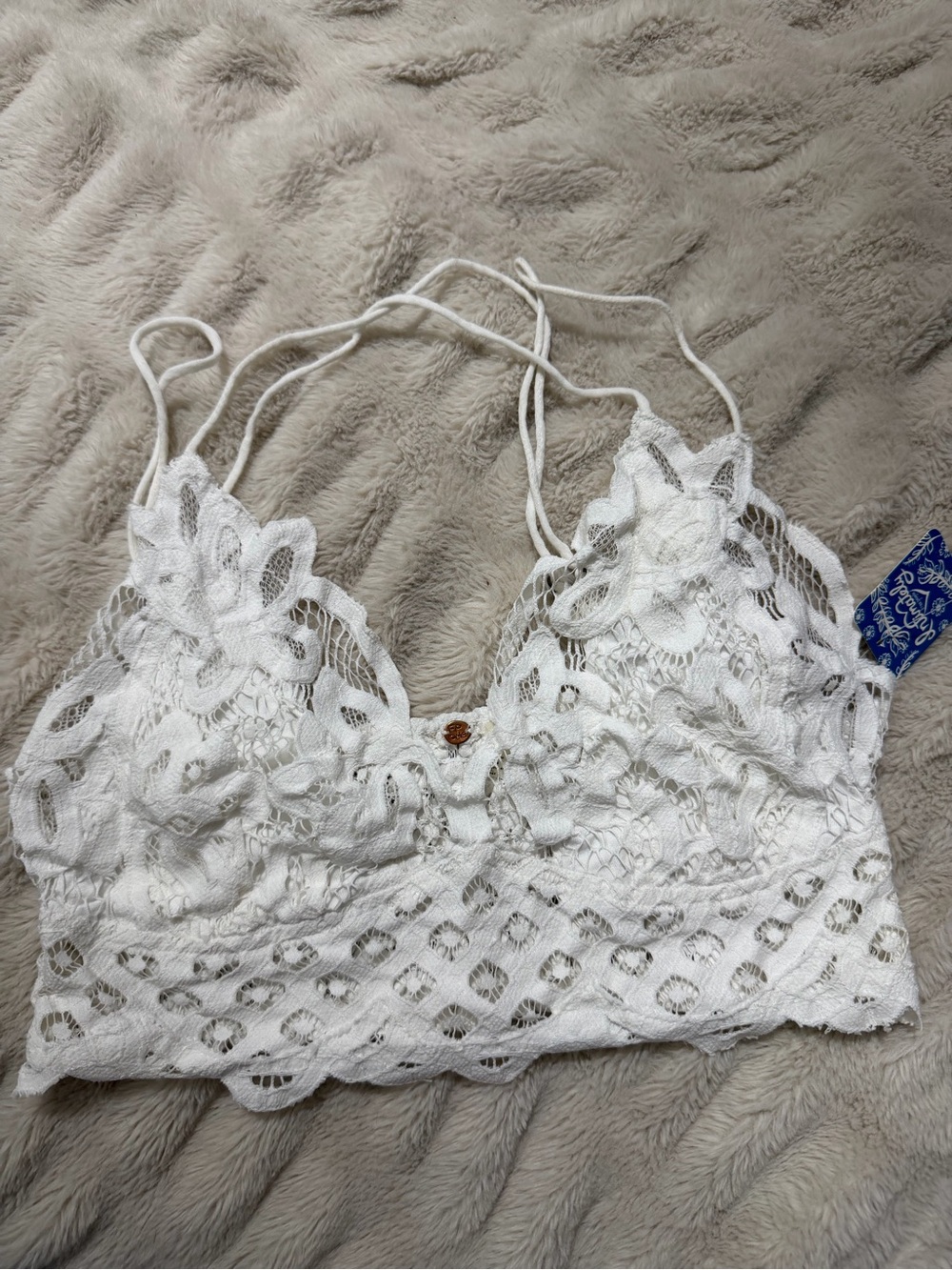 White Lace Bralette - Women Intimates
